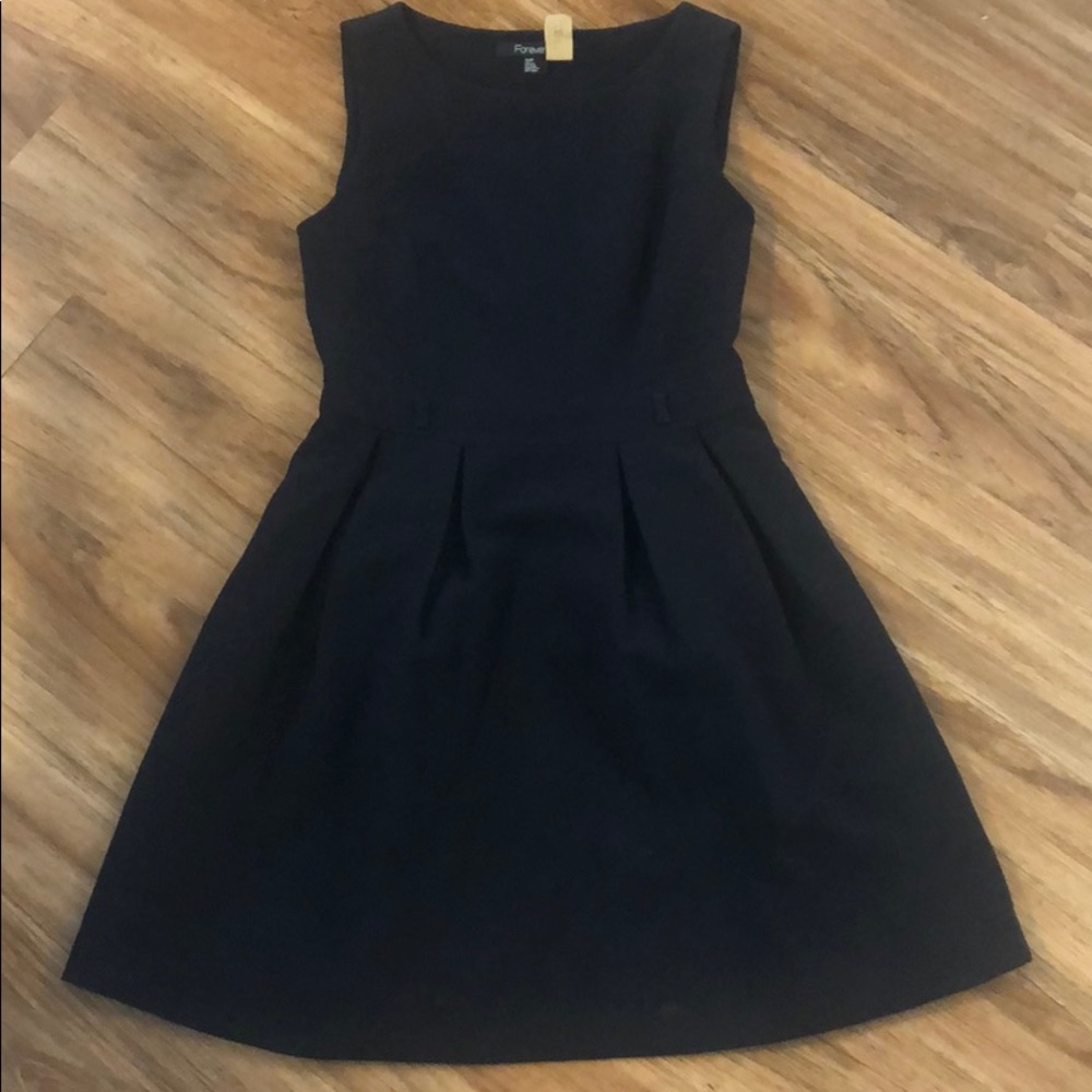 Adorable navy a-line dress